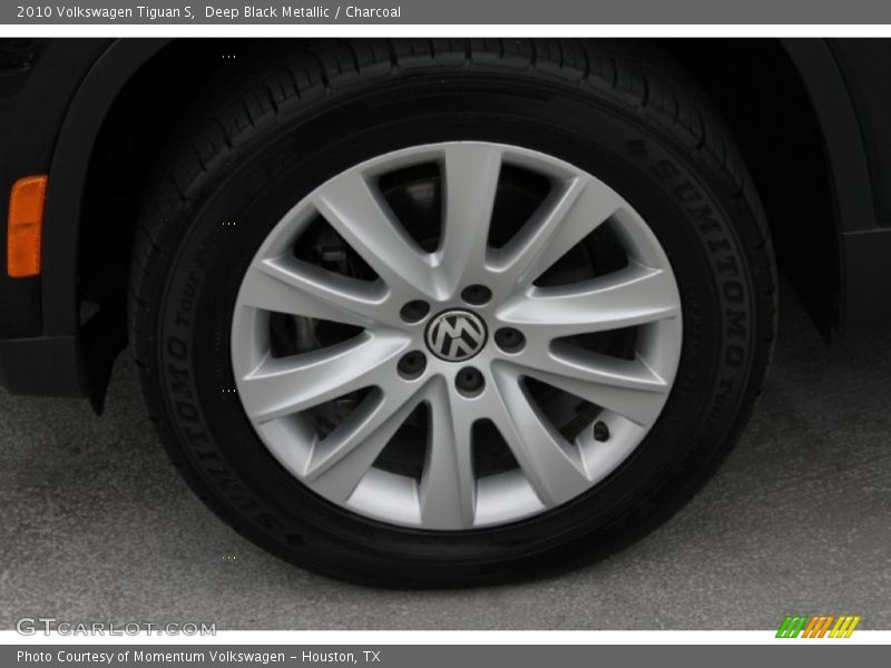 Deep Black Metallic / Charcoal 2010 Volkswagen Tiguan S