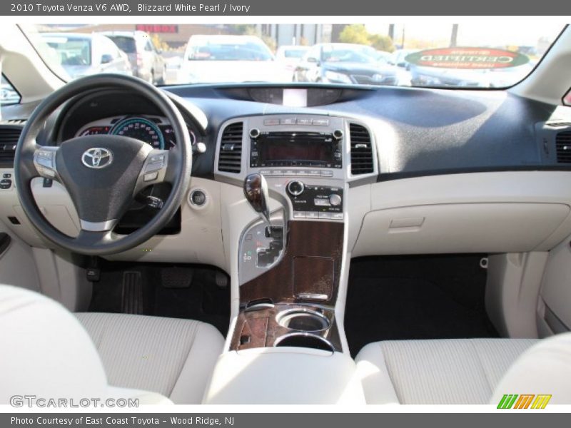 Blizzard White Pearl / Ivory 2010 Toyota Venza V6 AWD