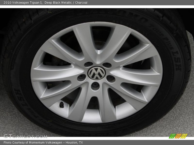 Deep Black Metallic / Charcoal 2010 Volkswagen Tiguan S
