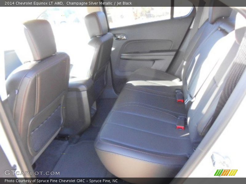 Champagne Silver Metallic / Jet Black 2014 Chevrolet Equinox LT AWD