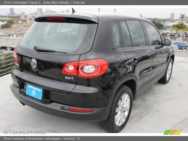 Deep Black Metallic / Charcoal 2010 Volkswagen Tiguan S