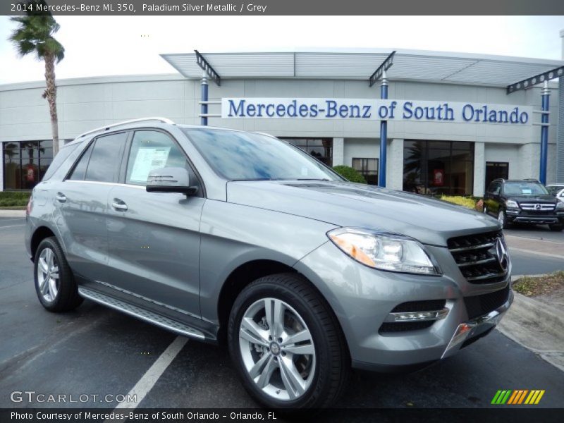 Paladium Silver Metallic / Grey 2014 Mercedes-Benz ML 350