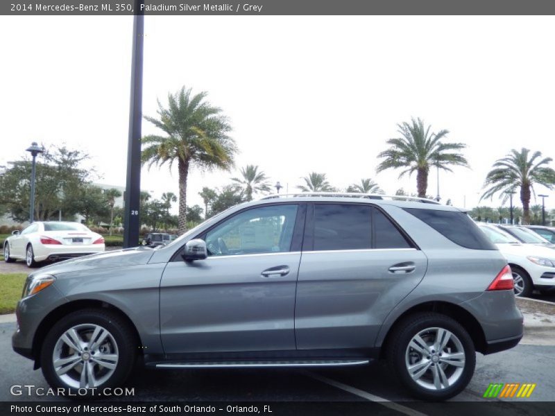 Paladium Silver Metallic / Grey 2014 Mercedes-Benz ML 350