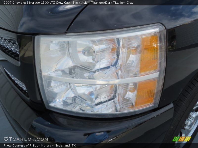 Black / Light Titanium/Dark Titanium Gray 2007 Chevrolet Silverado 1500 LTZ Crew Cab