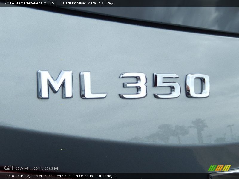 Paladium Silver Metallic / Grey 2014 Mercedes-Benz ML 350