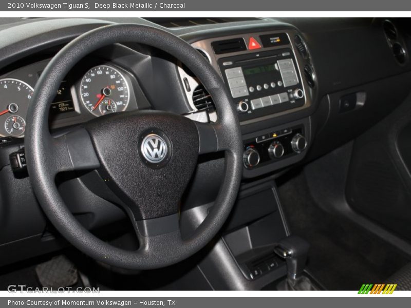 Deep Black Metallic / Charcoal 2010 Volkswagen Tiguan S
