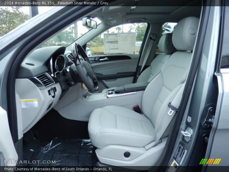 Paladium Silver Metallic / Grey 2014 Mercedes-Benz ML 350