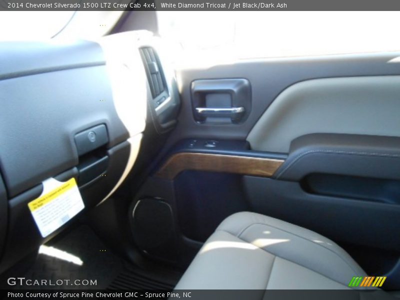 White Diamond Tricoat / Jet Black/Dark Ash 2014 Chevrolet Silverado 1500 LTZ Crew Cab 4x4