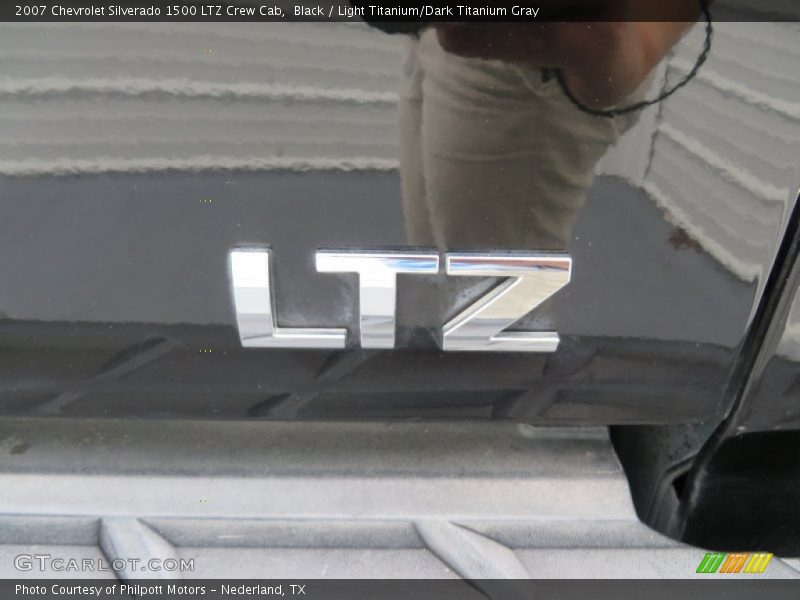 Black / Light Titanium/Dark Titanium Gray 2007 Chevrolet Silverado 1500 LTZ Crew Cab