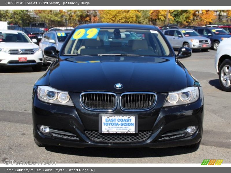 Jet Black / Beige 2009 BMW 3 Series 328xi Sedan