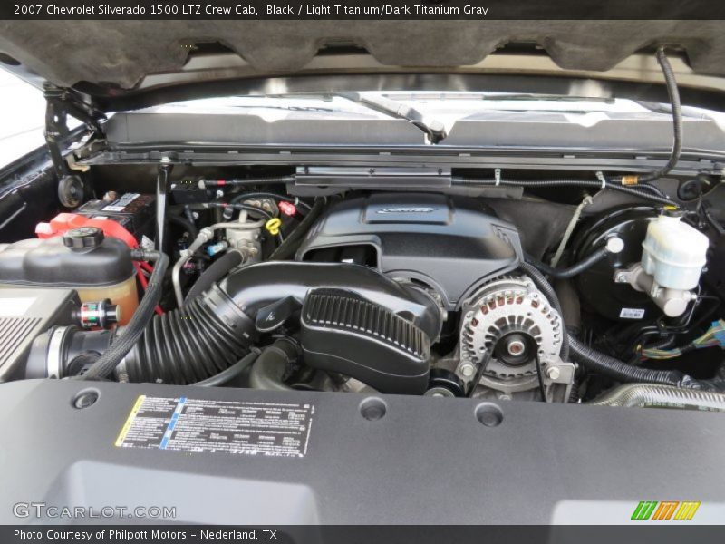 Black / Light Titanium/Dark Titanium Gray 2007 Chevrolet Silverado 1500 LTZ Crew Cab