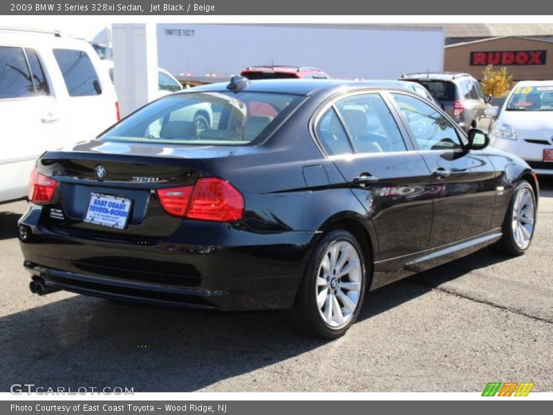 Jet Black / Beige 2009 BMW 3 Series 328xi Sedan