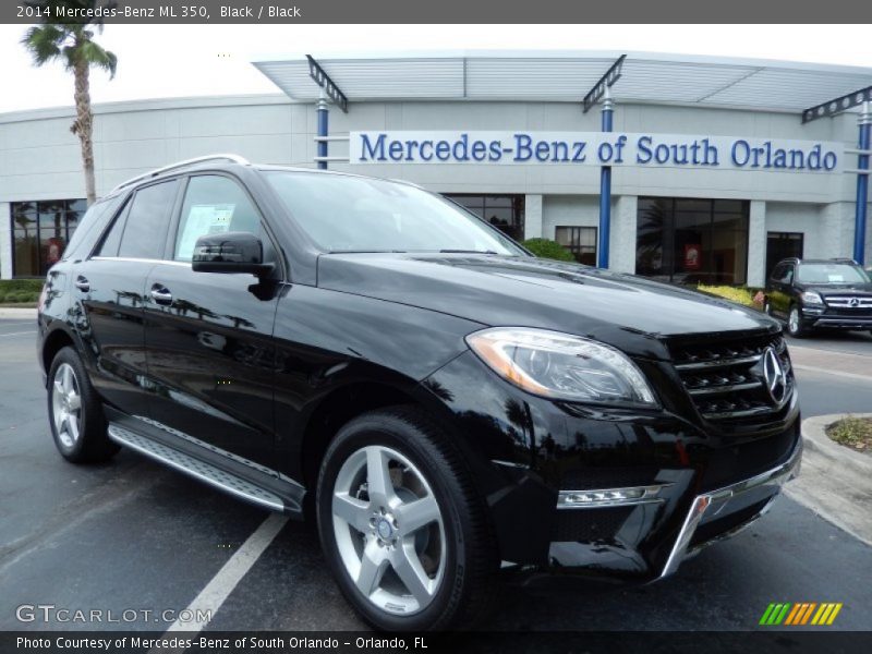 Black / Black 2014 Mercedes-Benz ML 350