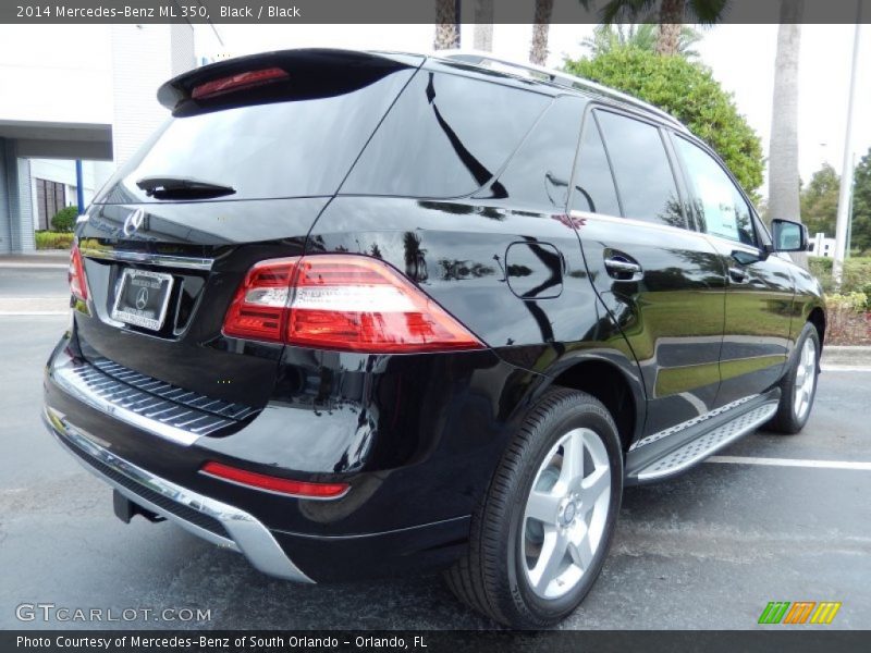 Black / Black 2014 Mercedes-Benz ML 350