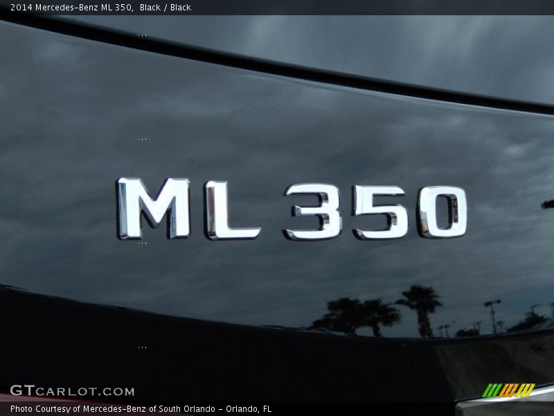 Black / Black 2014 Mercedes-Benz ML 350