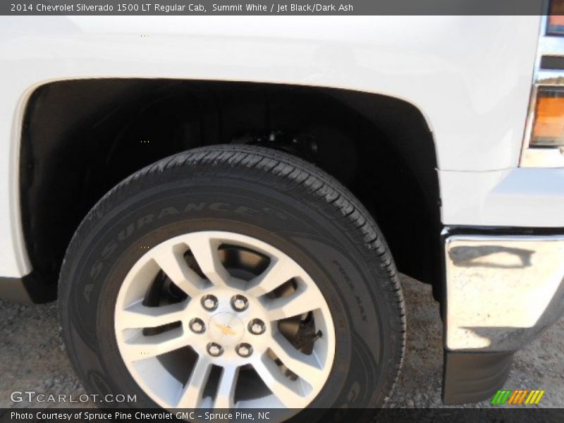 Summit White / Jet Black/Dark Ash 2014 Chevrolet Silverado 1500 LT Regular Cab