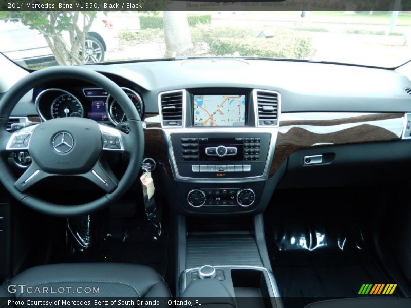 Black / Black 2014 Mercedes-Benz ML 350