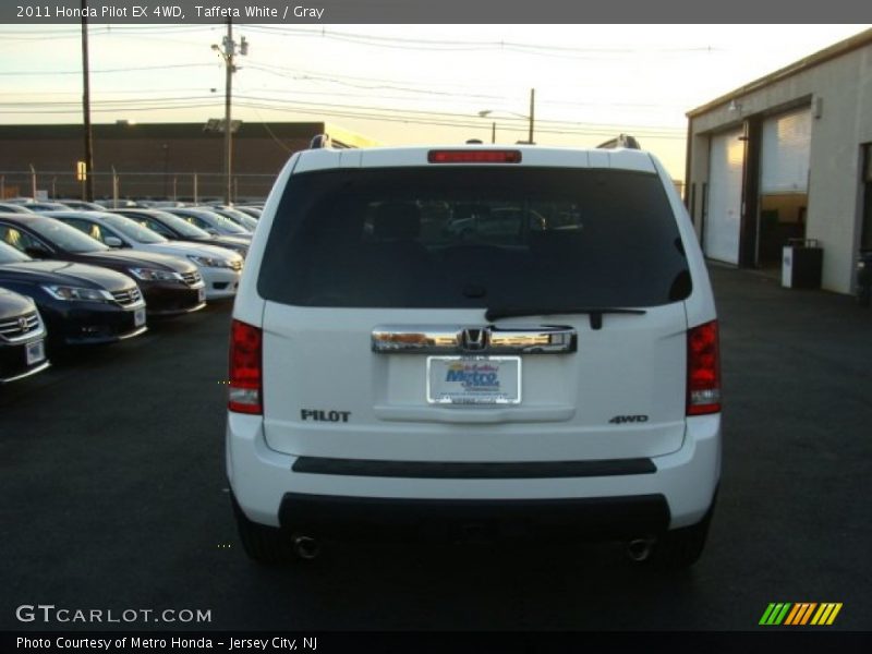 Taffeta White / Gray 2011 Honda Pilot EX 4WD