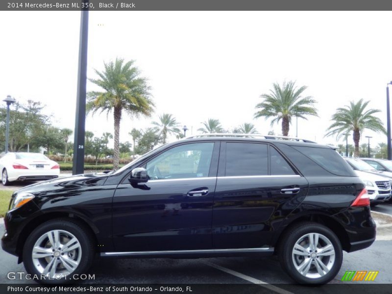 Black / Black 2014 Mercedes-Benz ML 350