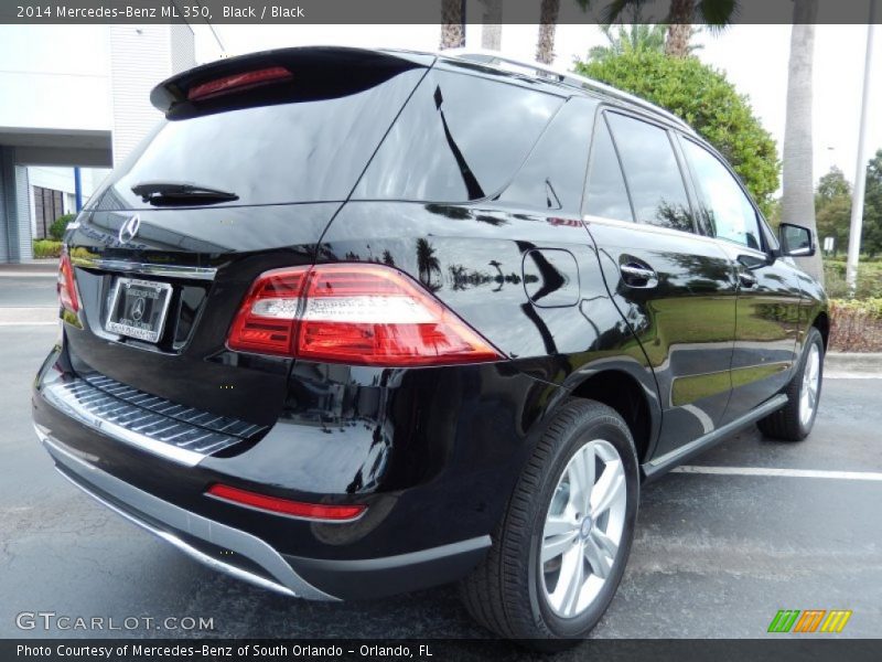 Black / Black 2014 Mercedes-Benz ML 350