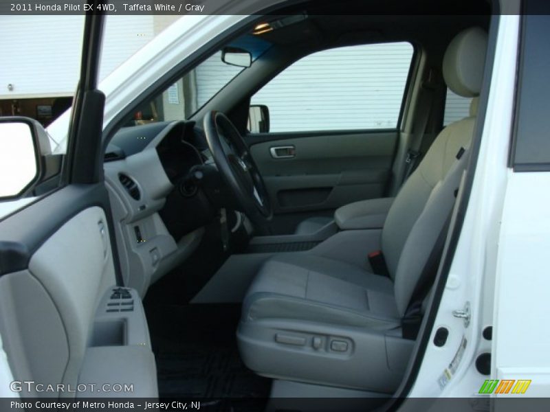 Taffeta White / Gray 2011 Honda Pilot EX 4WD