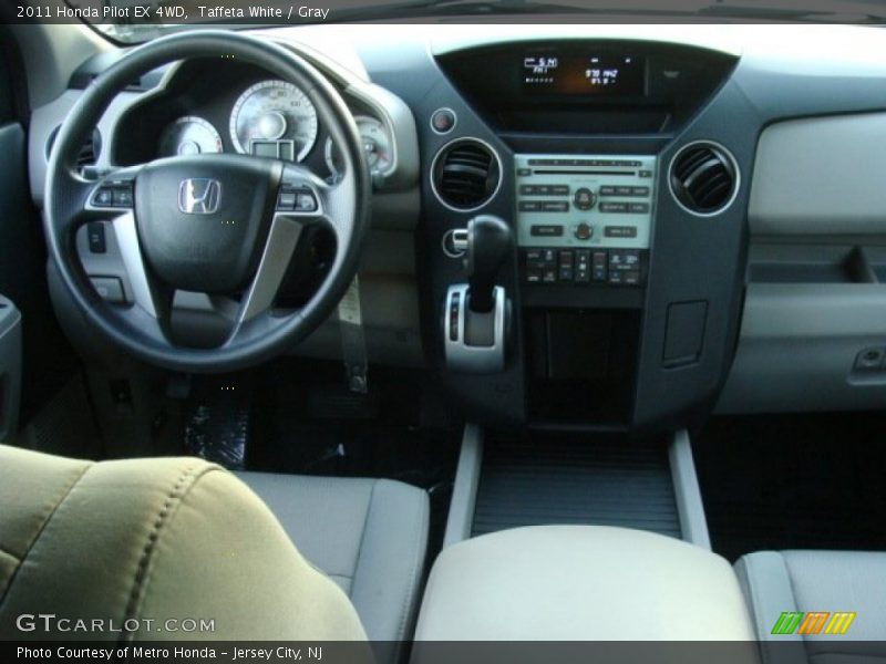 Taffeta White / Gray 2011 Honda Pilot EX 4WD