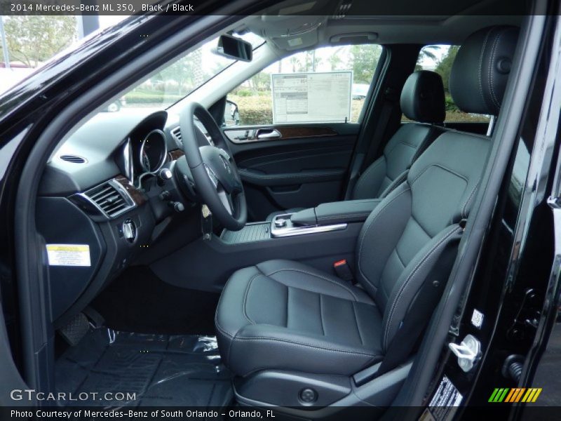 Black / Black 2014 Mercedes-Benz ML 350