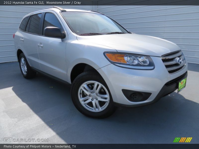 Moonstone Silver / Gray 2012 Hyundai Santa Fe GLS