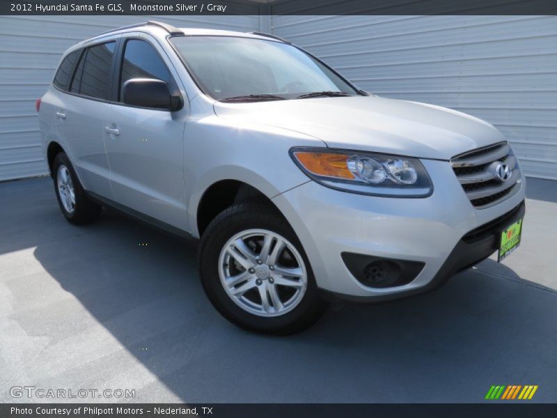 Moonstone Silver / Gray 2012 Hyundai Santa Fe GLS