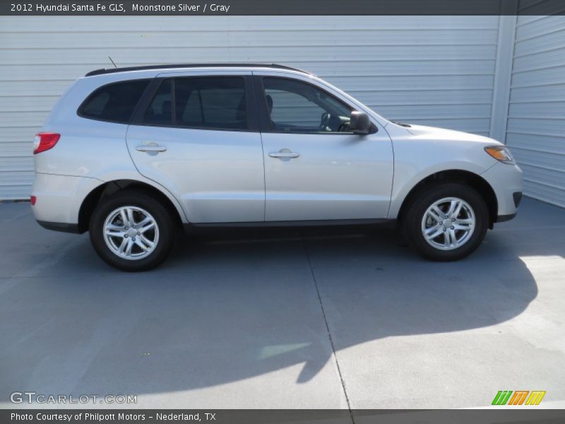 Moonstone Silver / Gray 2012 Hyundai Santa Fe GLS
