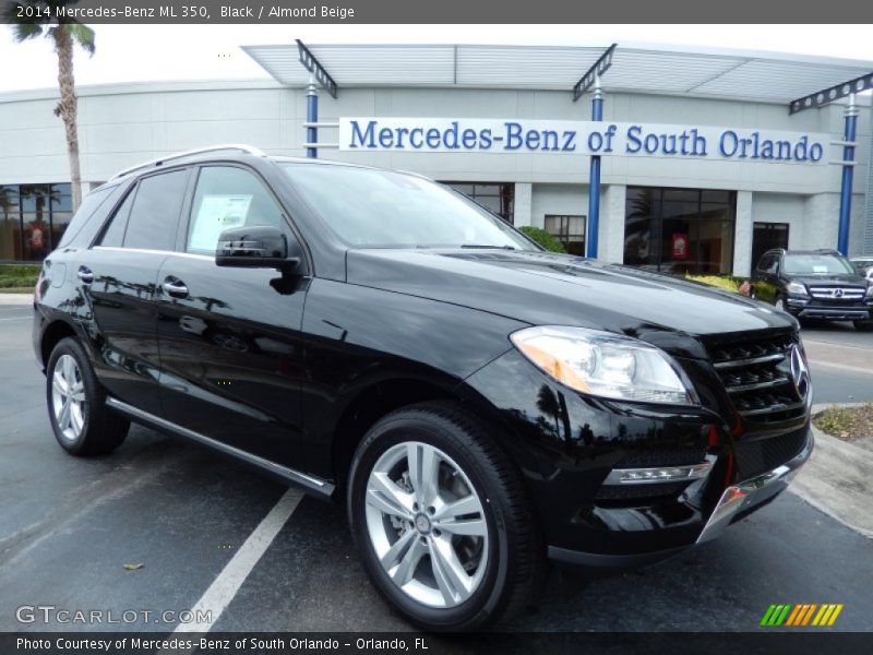 Black / Almond Beige 2014 Mercedes-Benz ML 350