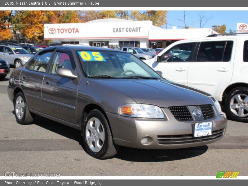 Bronze Shimmer / Taupe 2005 Nissan Sentra 1.8 S