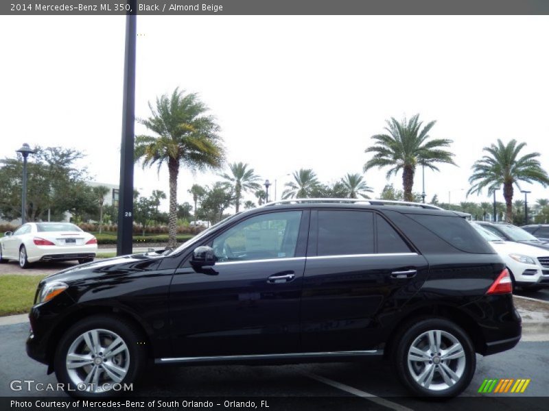 Black / Almond Beige 2014 Mercedes-Benz ML 350