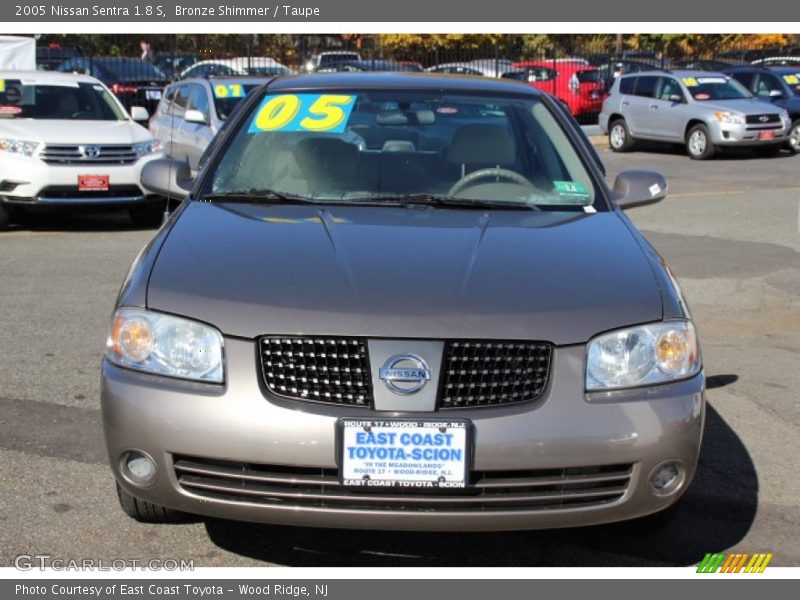 Bronze Shimmer / Taupe 2005 Nissan Sentra 1.8 S