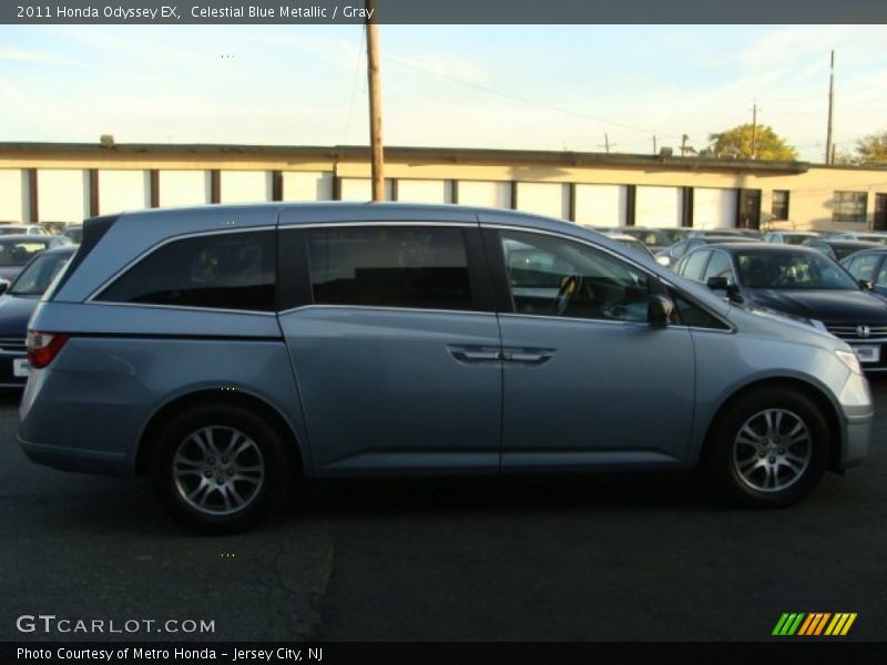 Celestial Blue Metallic / Gray 2011 Honda Odyssey EX