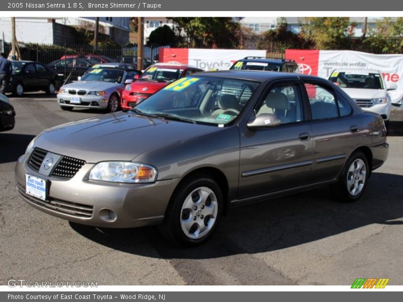 Bronze Shimmer / Taupe 2005 Nissan Sentra 1.8 S