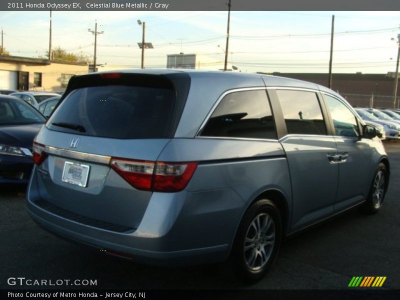 Celestial Blue Metallic / Gray 2011 Honda Odyssey EX