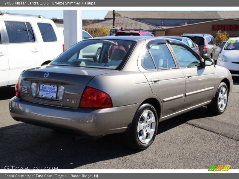 Bronze Shimmer / Taupe 2005 Nissan Sentra 1.8 S