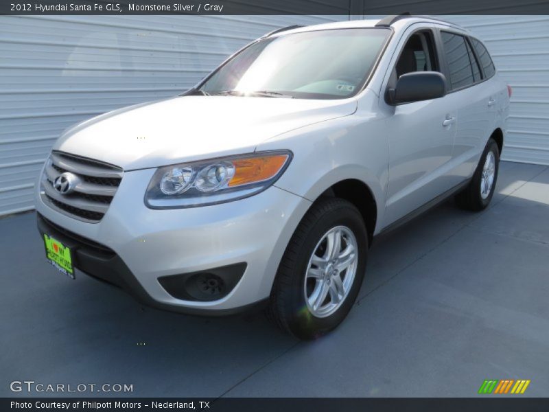 Moonstone Silver / Gray 2012 Hyundai Santa Fe GLS