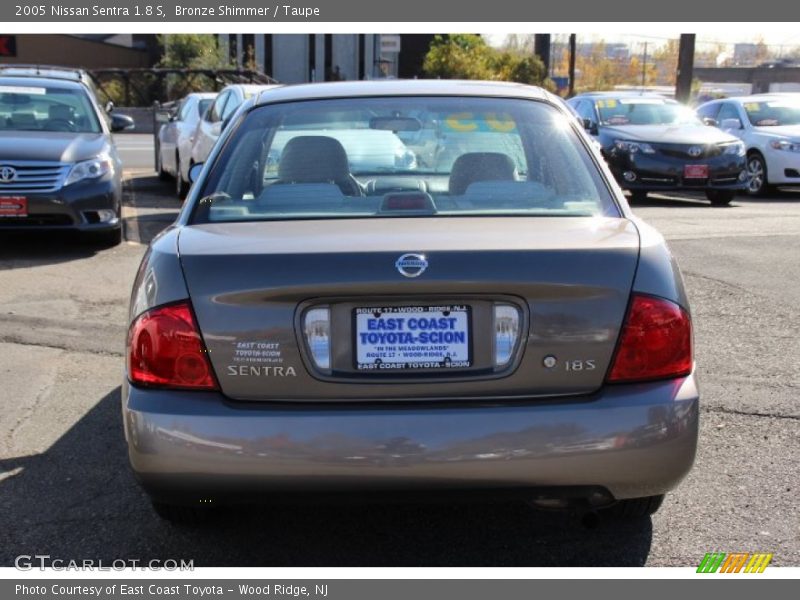 Bronze Shimmer / Taupe 2005 Nissan Sentra 1.8 S