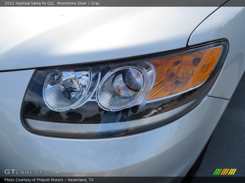 Moonstone Silver / Gray 2012 Hyundai Santa Fe GLS