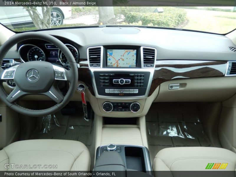 Black / Almond Beige 2014 Mercedes-Benz ML 350