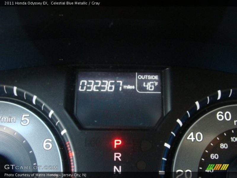 Celestial Blue Metallic / Gray 2011 Honda Odyssey EX