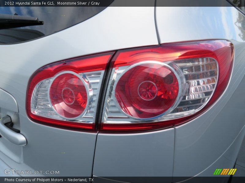 Moonstone Silver / Gray 2012 Hyundai Santa Fe GLS