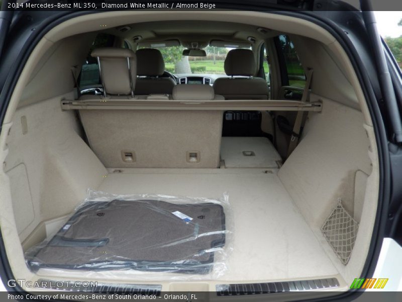 Diamond White Metallic / Almond Beige 2014 Mercedes-Benz ML 350