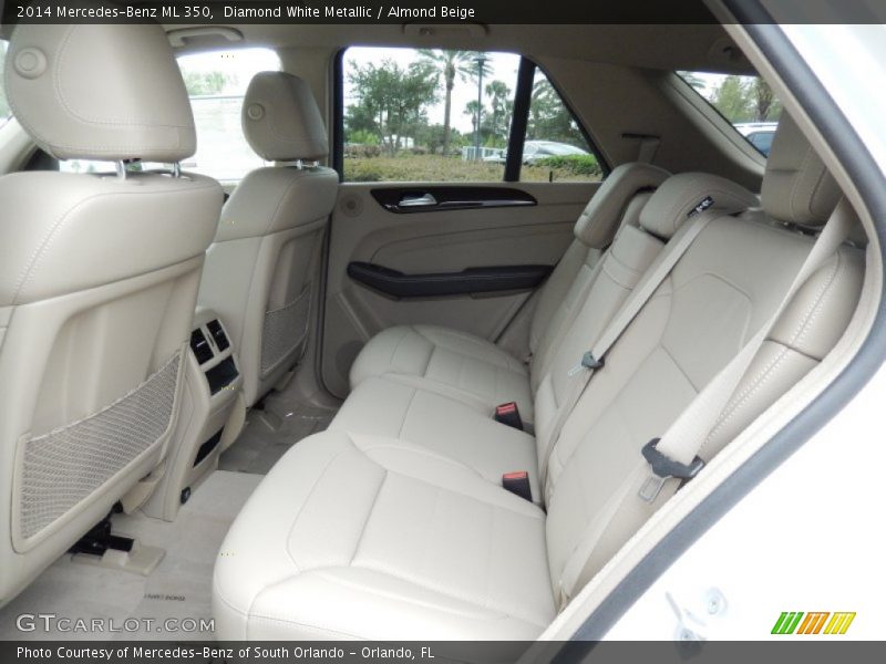 Diamond White Metallic / Almond Beige 2014 Mercedes-Benz ML 350