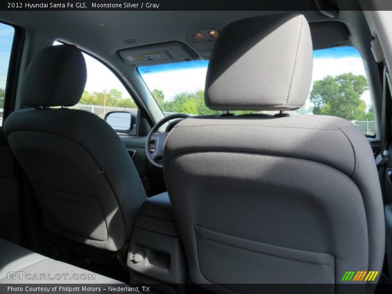 Moonstone Silver / Gray 2012 Hyundai Santa Fe GLS