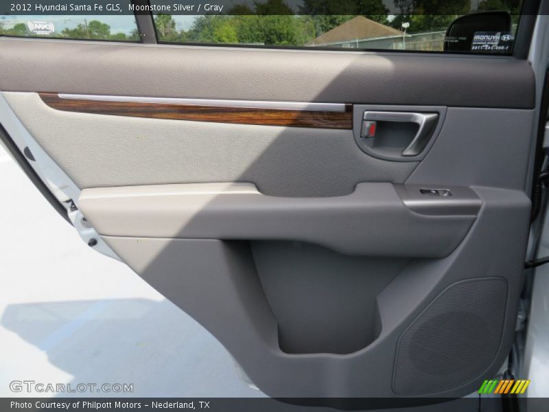Moonstone Silver / Gray 2012 Hyundai Santa Fe GLS