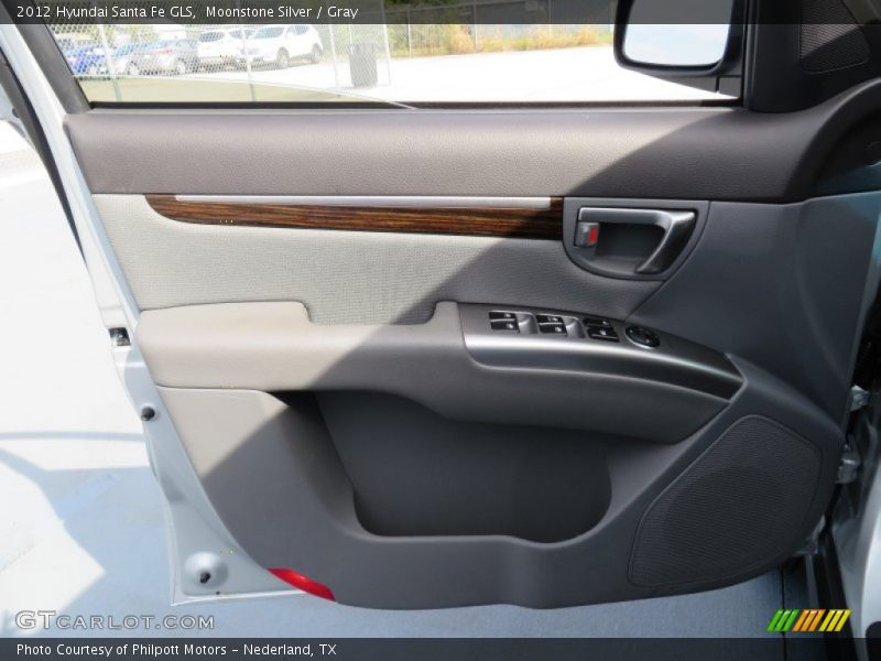 Moonstone Silver / Gray 2012 Hyundai Santa Fe GLS