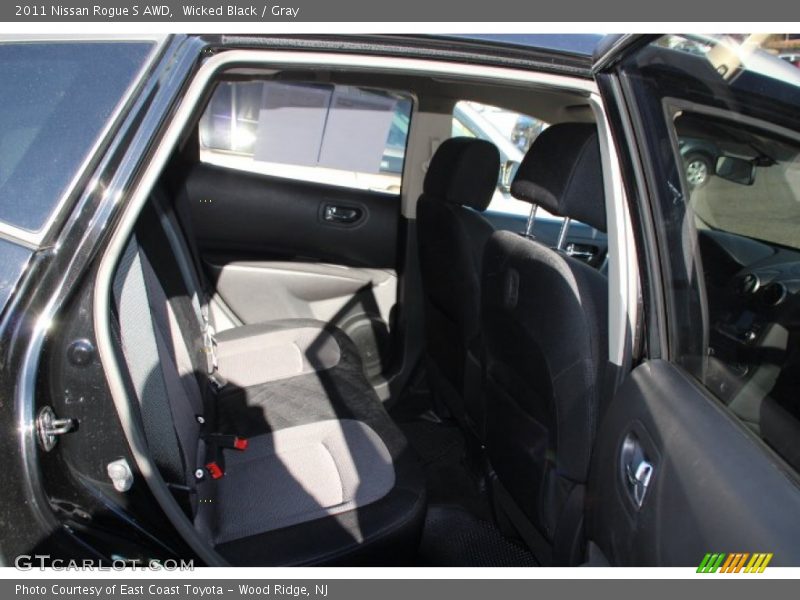 Wicked Black / Gray 2011 Nissan Rogue S AWD
